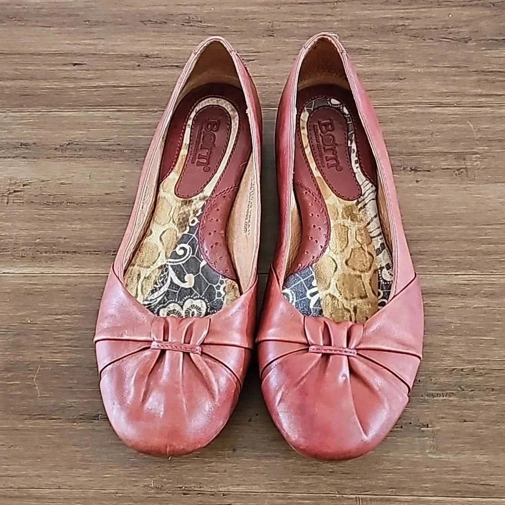 Born Leather Flats